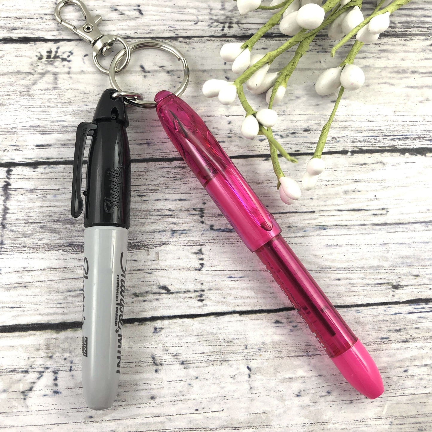 Mini Sharpie and RSVP Pen Set for Lanyard | Mini Marker and Pen for Badge Reel | Sharpie | Popular Right Now | Nursing Student | Backpack
