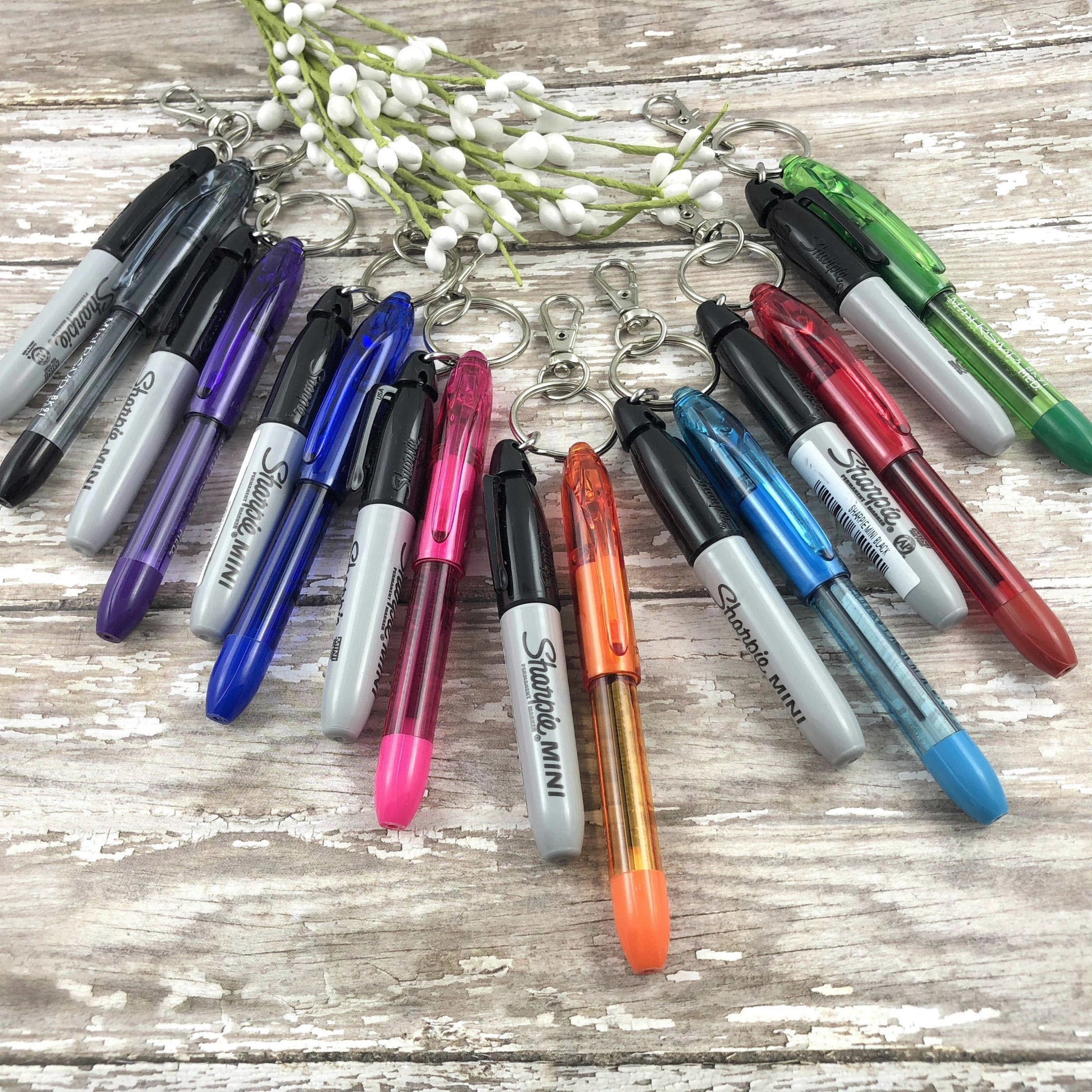 Mini Sharpie and RSVP Pen Set for Lanyard | Mini Marker and Pen for Badge Reel | Sharpie | Popular Right Now | Nursing Student | Backpack