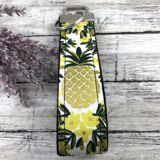 Handmade Pineapple Keychain | Rifle Paper Co.| Pineapple Gifts | Popular Right Now | Bridesmaid Gift | Key Chain | Moving Away Gift