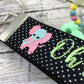Expecting Mom Gift, Handmade Keychain Wristlet, New Mom Gift, Baby Shower Gift, Pregnancy Gift, Oh Baby, Elephant
