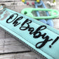 Expecting Mom Gift, Handmade Keychain Wristlet, New Mom Gift, Baby Shower Gift, Pregnancy Gift, Oh Baby, Popular Right Now