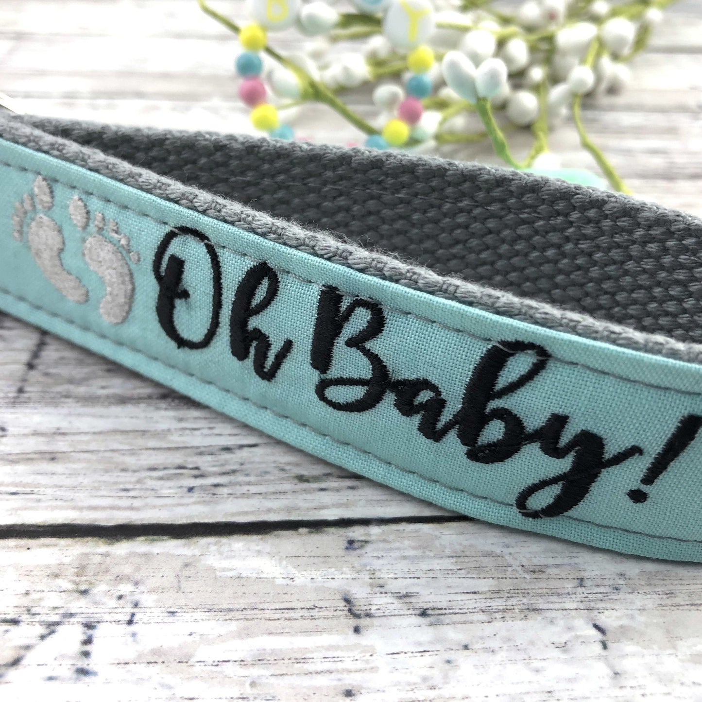 Expecting Mom Gift, Handmade Keychain Wristlet, New Mom Gift, Baby Shower Gift, Pregnancy Gift, Oh Baby, Popular Right Now