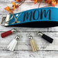 Handmade Hockey Mom Keychain Wristlet, Popular Right Now, Embroidered Keychain, Hockey Gifts, Mom Stocking Stuffer