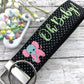 Expecting Mom Gift, Handmade Keychain Wristlet, New Mom Gift, Baby Shower Gift, Pregnancy Gift, Oh Baby, Elephant