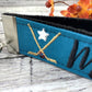 Handmade Hockey Mom Keychain Wristlet, Popular Right Now, Embroidered Keychain, Hockey Gifts, Mom Stocking Stuffer