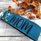Handmade Hockey Mom Keychain Wristlet, Popular Right Now, Embroidered Keychain, Hockey Gifts, Mom Stocking Stuffer