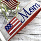 Handmade American Flag Keychain Wristlet, Popular Right Now, Embroidered Keychain, Army Mom, Mom Gifts, Marine Mom