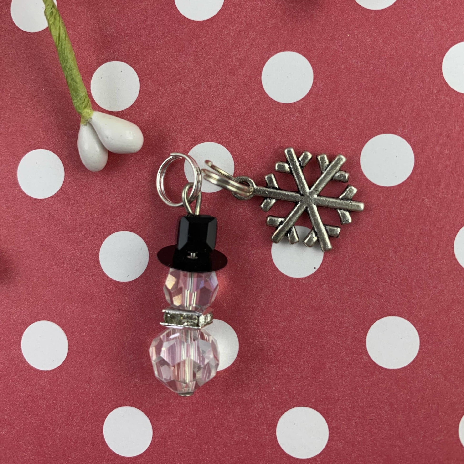 Snowman Monogram Keychain, Secret Santa Gift For Women, Initial Keychain, Snowflake, Popular Right Now, Cute Keychain