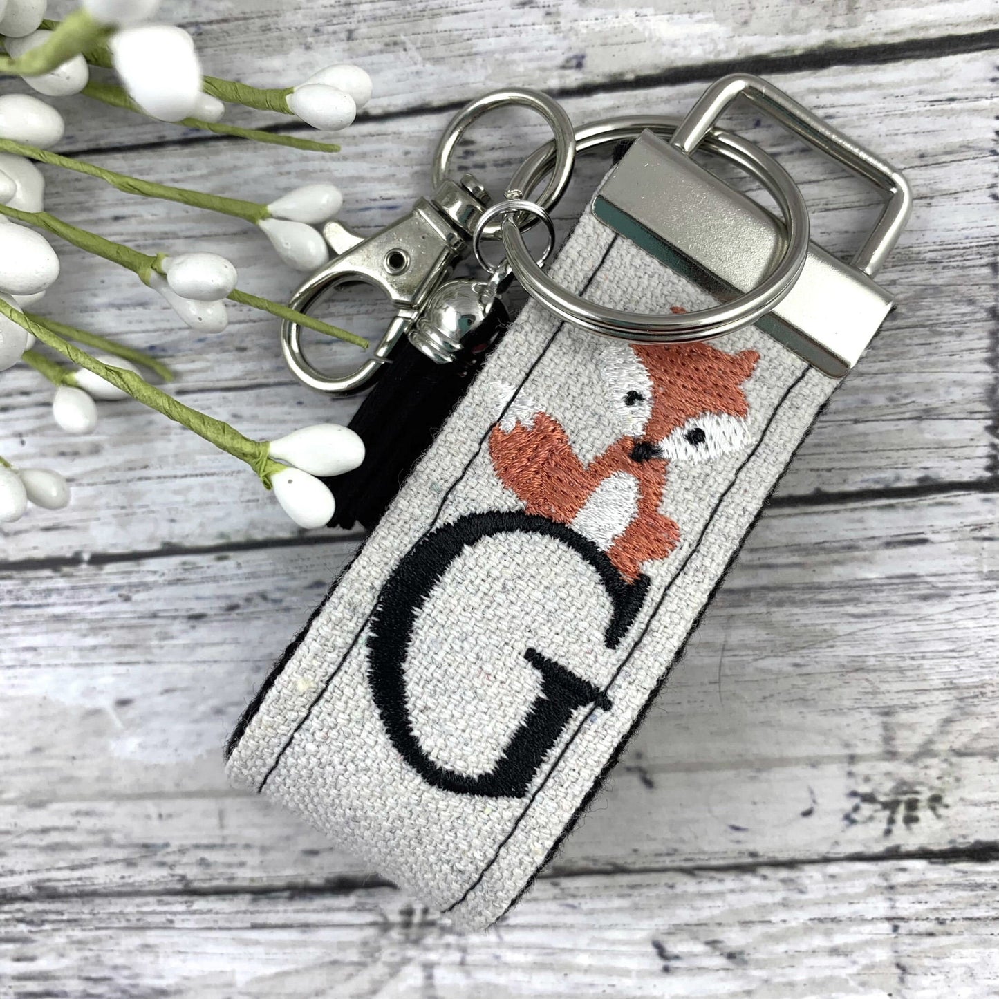 Handmade Fox Keychain, Fox Gifts, Fox Gift, Popular Right Now, Personalized Gift, Woodland Animals, Personalized Keychain, Luggage Tag