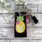 Pineapple Keychain, Pineapple Gifts, Popular Right Now, Mini Keychain FOB, Keychain for Women, Purse Mini Keychain, Monogrammed Keychain