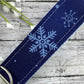 Handmade Snowflake Keychain Wristlet, Popular Right Now, Secret Santa Gift for Women, Moving Away Gift, College Student Gift