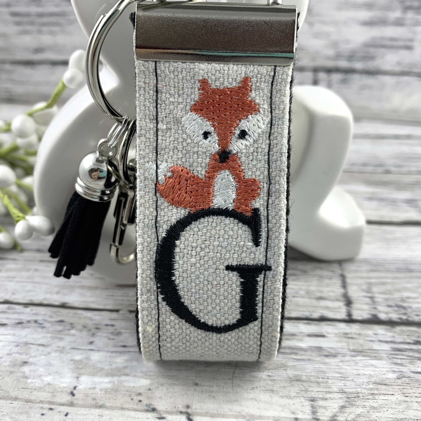 Handmade Fox Keychain, Fox Gifts, Fox Gift, Popular Right Now, Personalized Gift, Woodland Animals, Personalized Keychain, Luggage Tag