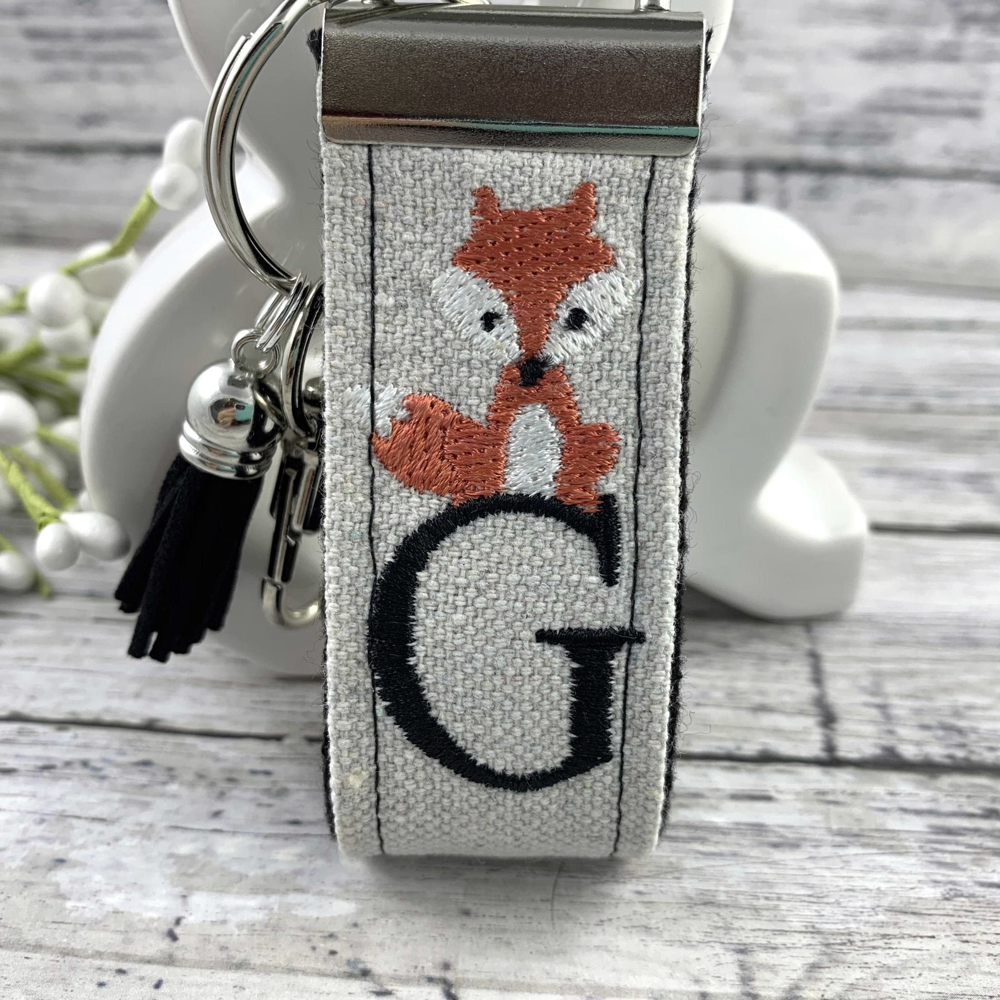 Handmade Fox Keychain, Fox Gifts, Fox Gift, Popular Right Now, Personalized Gift, Woodland Animals, Personalized Keychain, Luggage Tag