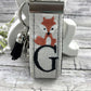 Handmade Fox Keychain, Fox Gifts, Fox Gift, Popular Right Now, Personalized Gift, Woodland Animals, Personalized Keychain, Luggage Tag