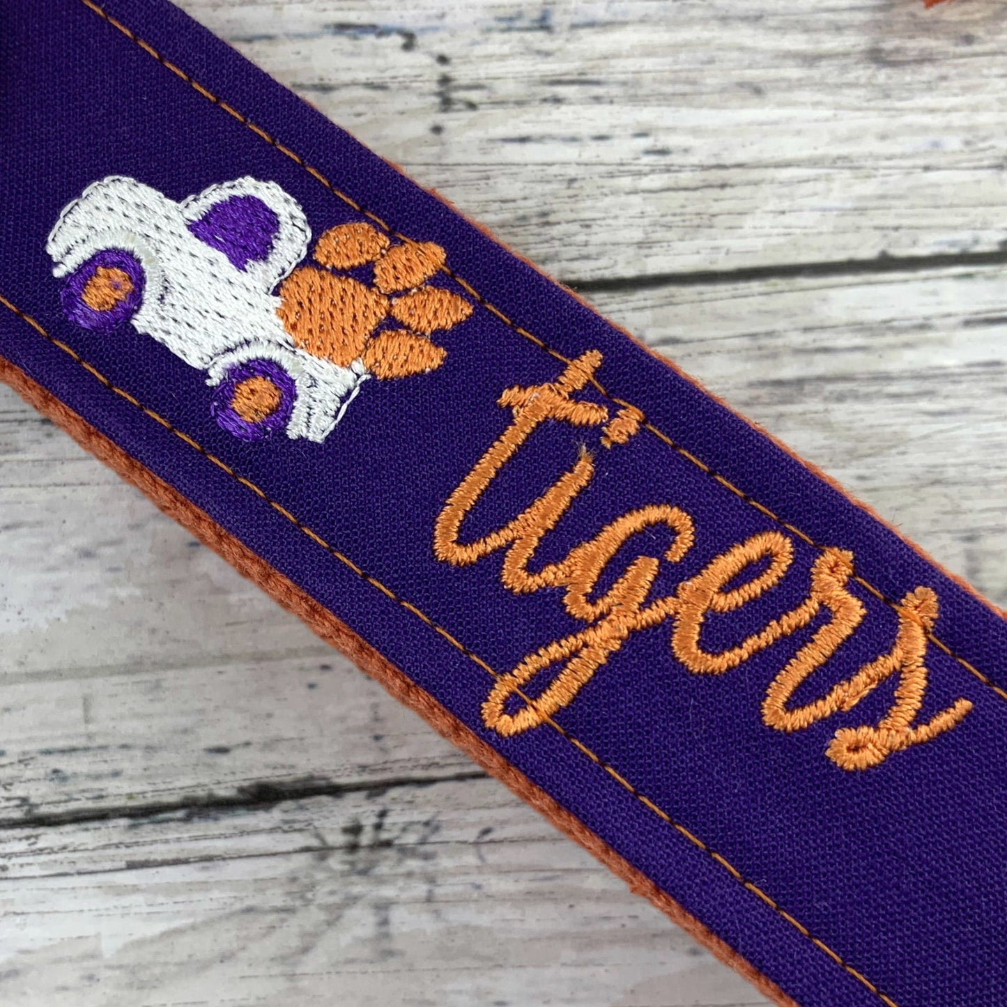 Clemson Wristlet Keychain, Approved Crafter License Holder, College Student Gift, Popular Right Now, Personalized Gift, Clemson Tigers