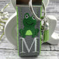 Handmade Frog Keychain, Frog Gifts, Popular Right Now, Personalized Gift, Frog, Personalized Keychain, Luggage Tag, Frogs, Moving Away Gift