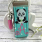 Handmade Panda Keychain, Panda Gifts, Initial Keychain, Popular Right Now, Personalized Gift, Panda, Personalized Keychain, Luggage Tag