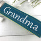 Handmade Embroidered Keychain for Grandma | Grandma Gift | Personalized Gift | Personalised Gift | Popular right now | Personalized Keychain