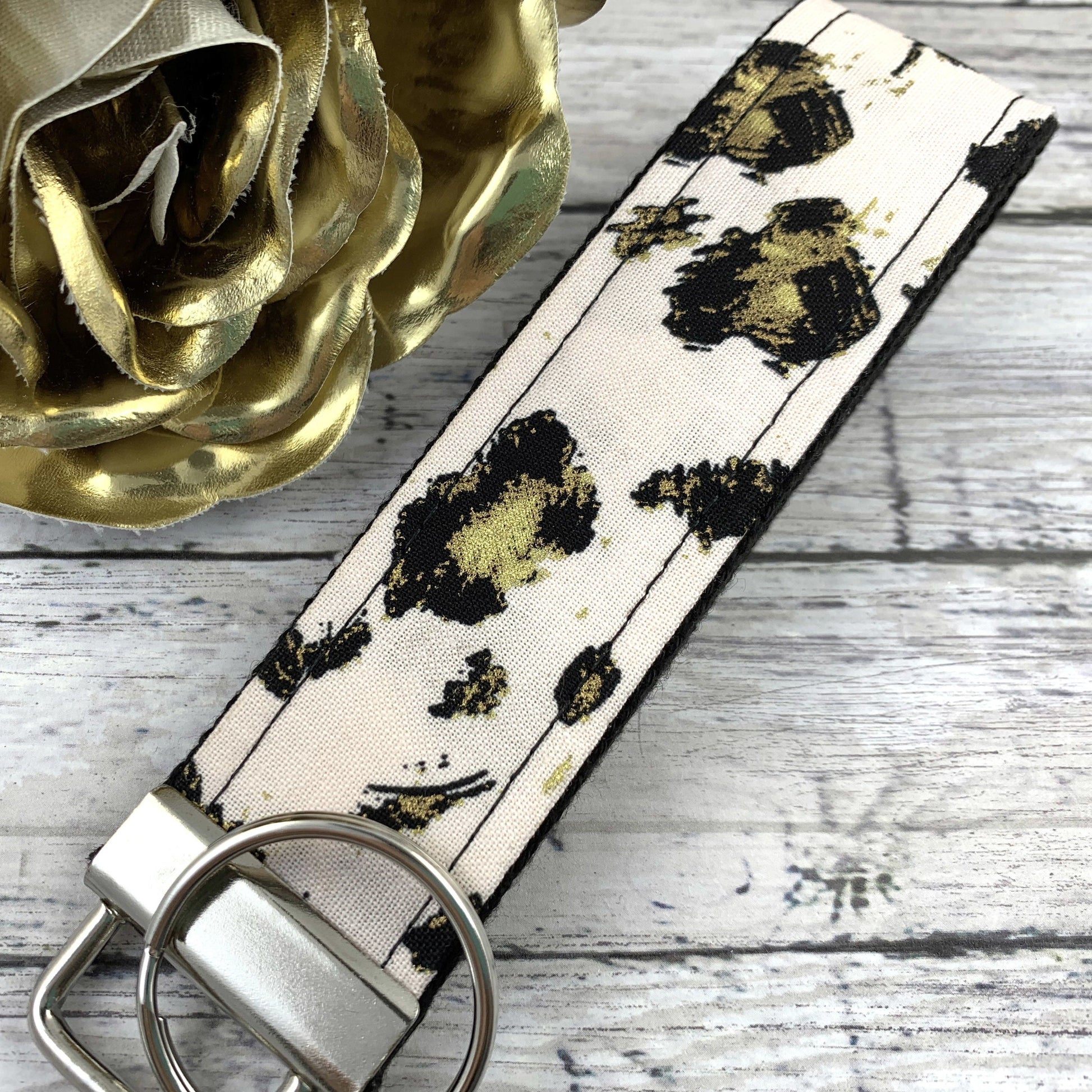 Handmade Leopard Keychain, College Graduation Gift for her, Mom Gift From Son, Popular Right Now, Wristlet Keychain, Thank you Gift Box