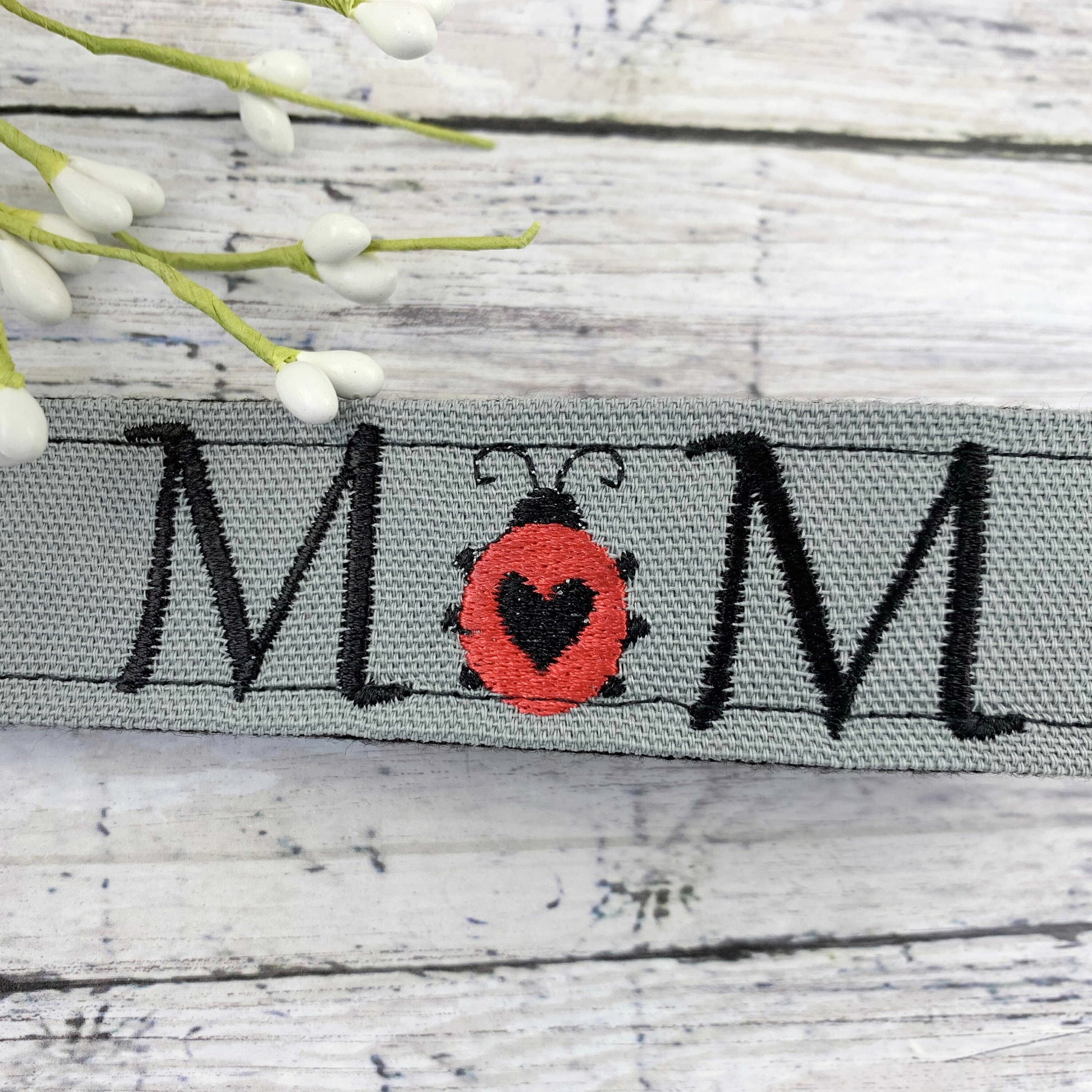 Ladybug Mom Keychain, Popular Right Now, Expecting Mom Gift, Embroidered Keychain, Embroidery keychain, Mother in Law Gift, Mom Gifts