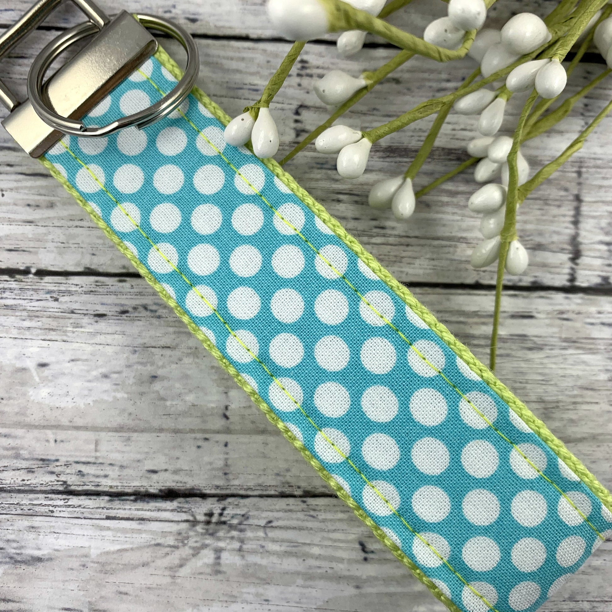 Polka Dot Wristlet Keychain, Popular Right Now, Moving Away Gift, Trending Now, Thinking of You Gift, Librarian Gifts, Teacher Gifts, Dots