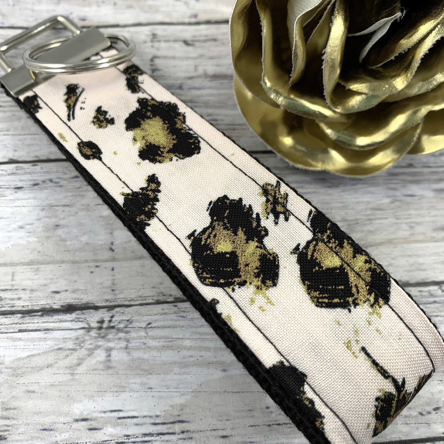 Handmade Leopard Keychain, College Graduation Gift for her, Mom Gift From Son, Popular Right Now, Wristlet Keychain, Thank you Gift Box
