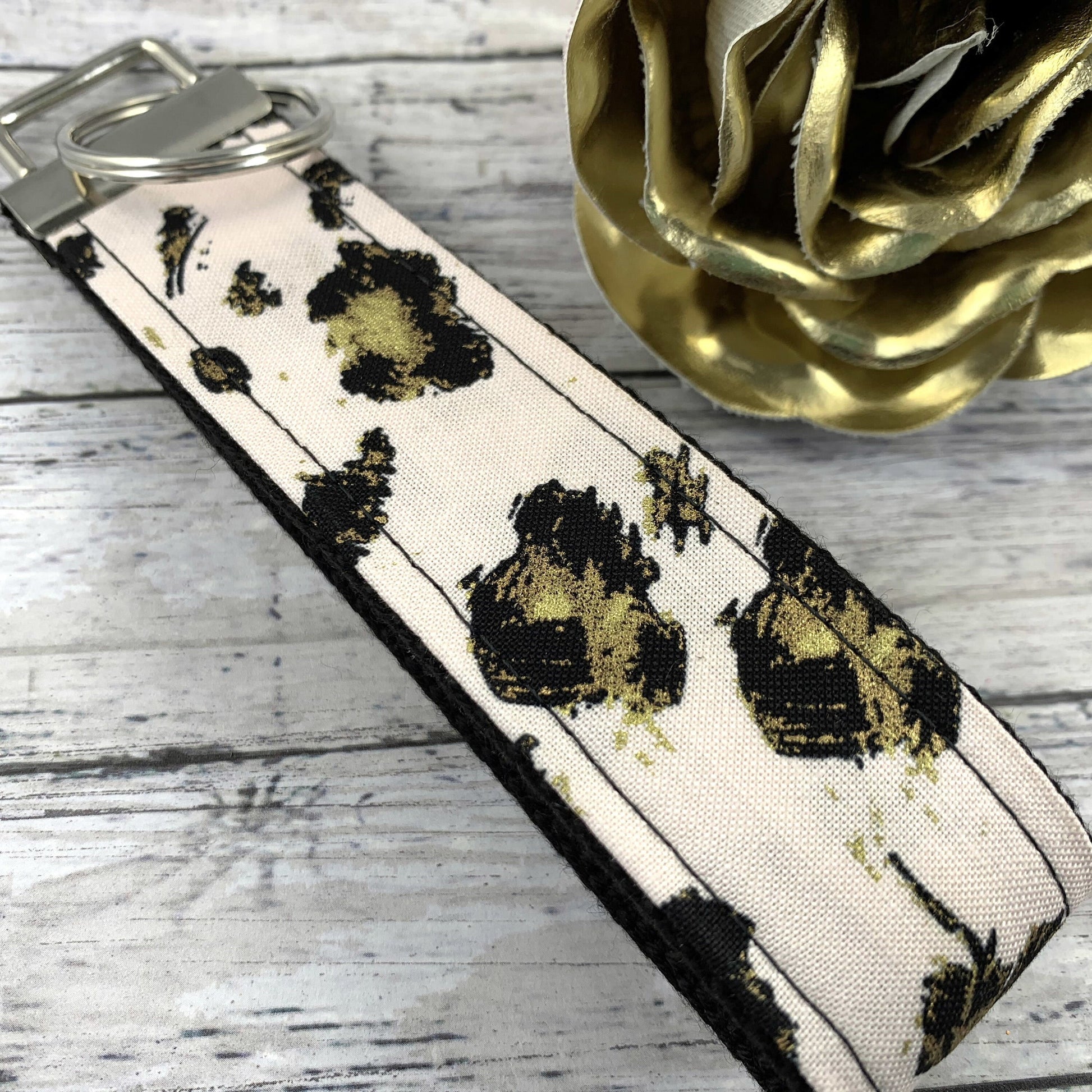 Handmade Leopard Keychain, College Graduation Gift for her, Mom Gift From Son, Popular Right Now, Wristlet Keychain, Thank you Gift Box