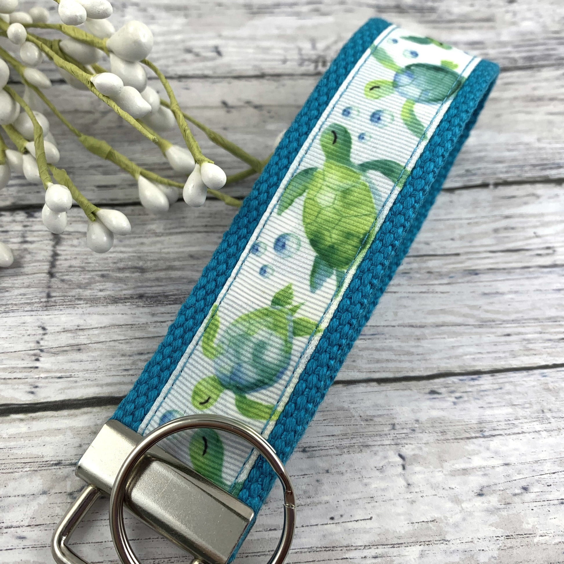 Sea Turtle Keychain | Wristlet Keychain | Beach Gifts | Best Seller | Ribbon Keychain | Sea Turtle | Popular Right Now | Sea Turtle Gifts