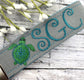 Sea Turtle Keychain | Monogrammed Keychain | Initials Keychain | Initial Keychain | Embroidered Keychain | Sea Turtle | Popular Right Now