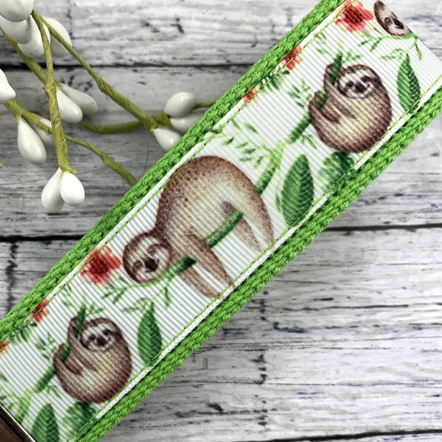 Handmade Sloth Keychain | Wristlet Keychain | Sloth Gifts | Best Seller | Ribbon Keychain | Sloths | Popular Right Now | Sloth Gift