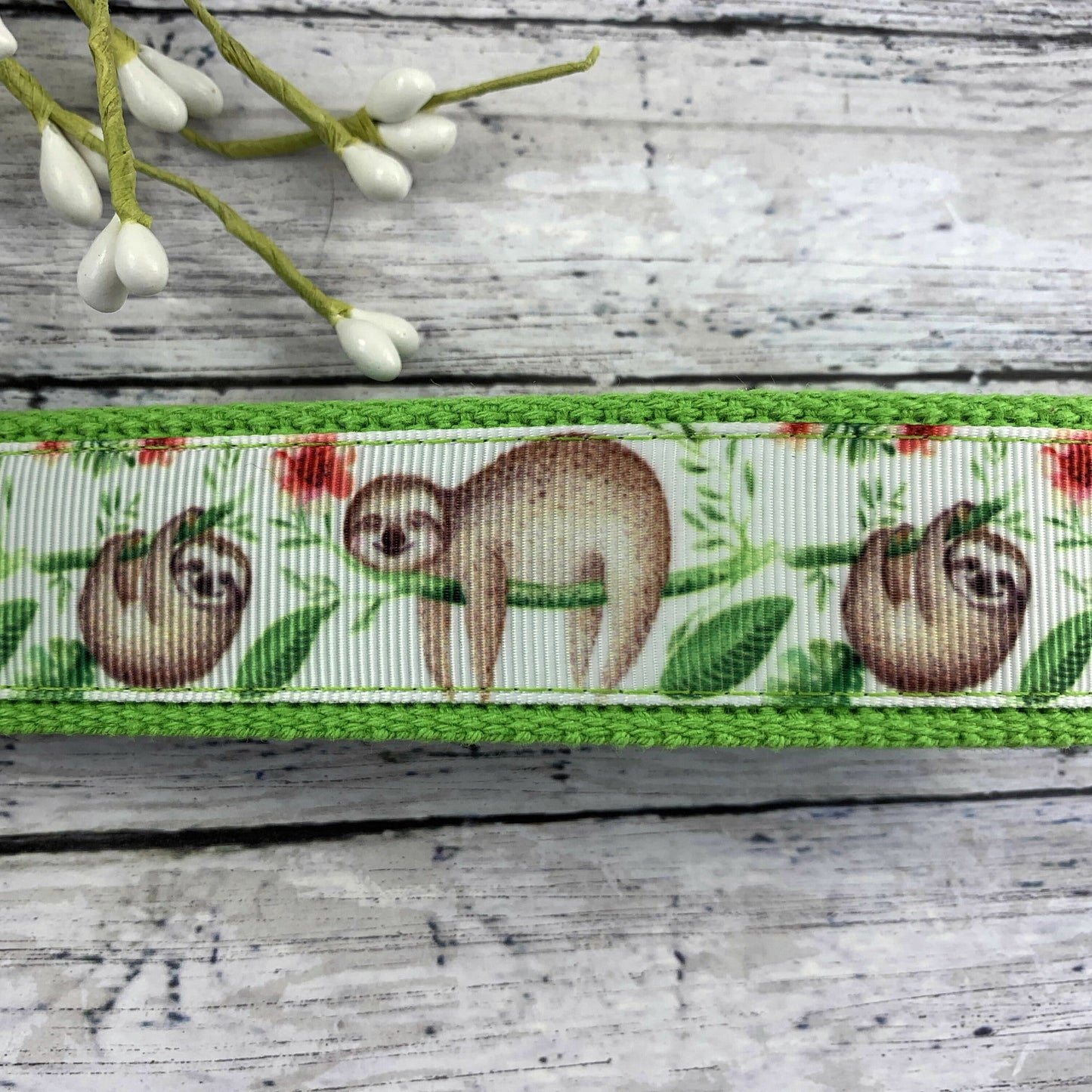 Handmade Sloth Keychain | Wristlet Keychain | Sloth Gifts | Best Seller | Ribbon Keychain | Sloths | Popular Right Now | Sloth Gift