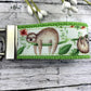 Handmade Sloth Keychain, Sloth Gifts, Popular Right Now, Sloth Gift, Sloths, Luggage Tag, Moving Away Gift, Ribbon Keychain, Teacher Gifts
