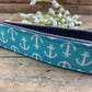 Turquoise Anchor Keychain, Nautical Keychain, Beach Keychain, Mindfulness Gifts, Sister in Law Gift, Nautical Wedding Favors, Boat Keychain