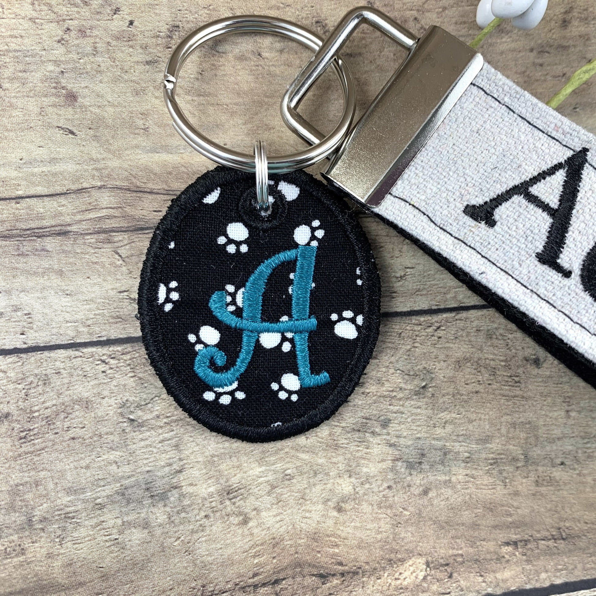 Adopt a Pet, Trending Now, Adopt Me, Dog Mom Keychain, Rescue Mom, Vet Tech Gift, Adopt Dog, Embroidered Keychain, Cat Lover Gift, Cat Mom