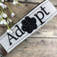 Adopt a Pet, Trending Now, Adopt Me, Dog Mom Keychain, Rescue Mom, Vet Tech Gift, Adopt Dog, Embroidered Keychain, Cat Lover Gift, Cat Mom