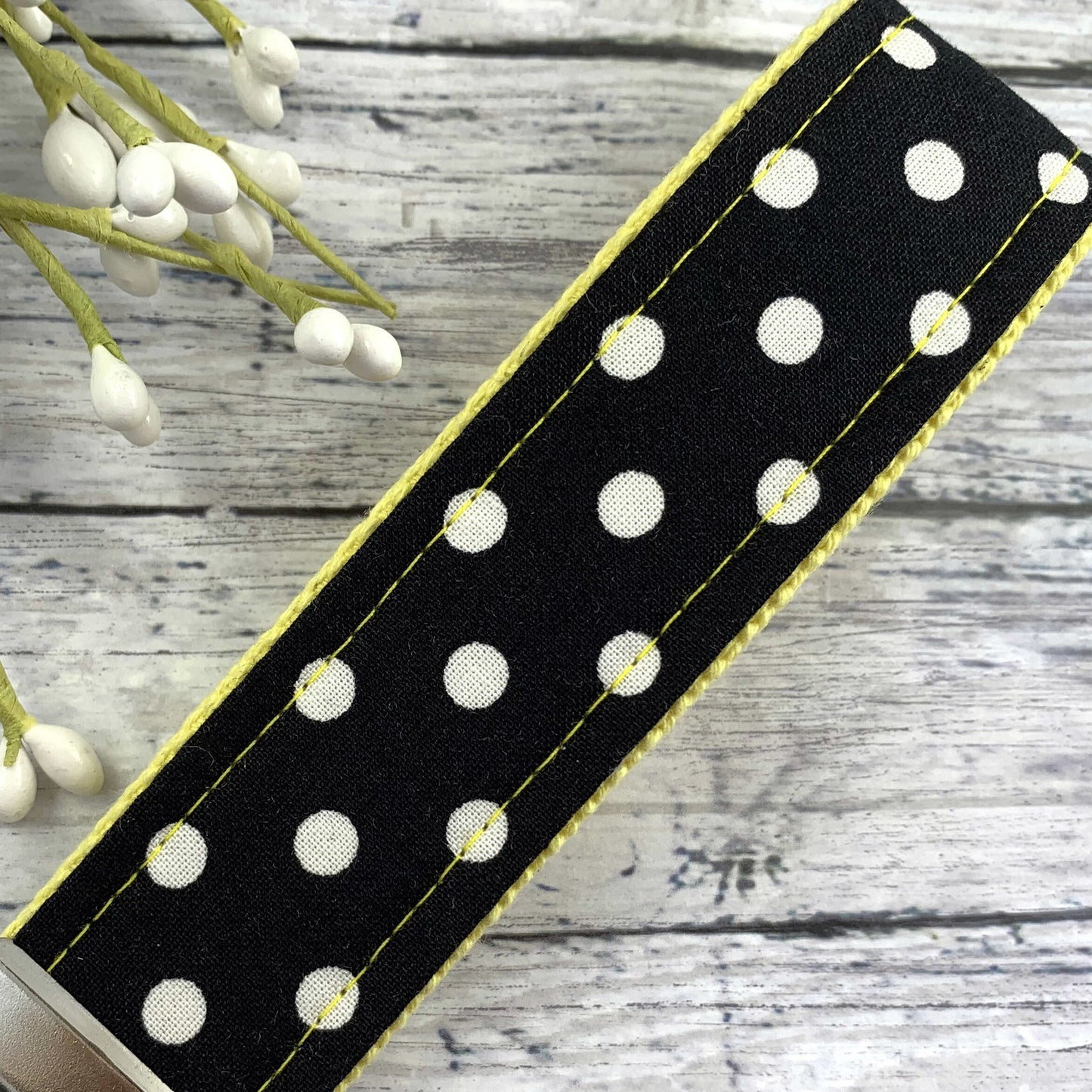 Handmade Wristlet Keychain in Polka Dot fabric, High School Graduation Gift, Best Friend Gifts Long Distance, Preschool Teacher Gifts