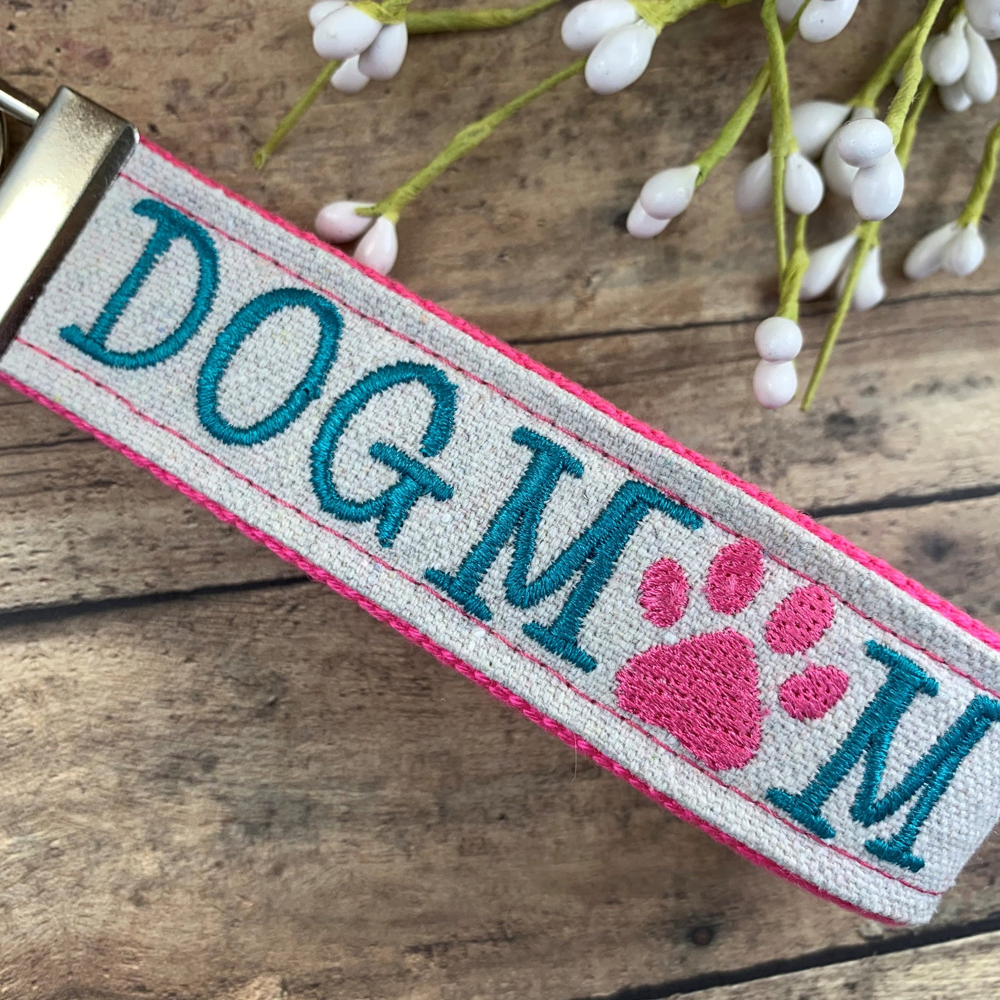 Dog Mom Keychain, Rescue Mom, Vet Tech Gift, Adopt Dog, Dog Mom Gift, Adopt a Pet, Trending Now, Dog Walker, Wristlet Keychain, Dog Sitter