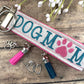 Dog Mom Keychain, Rescue Mom, Vet Tech Gift, Adopt Dog, Dog Mom Gift, Adopt a Pet, Trending Now, Dog Walker, Wristlet Keychain, Dog Sitter