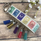 Stamp Keychain, Unique Keychain, Cute Keychains for Women, Cute Key Fob, Colorful Keychain, Flea Market, Popular Right Now, Keyfob Wristlet