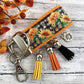 Handmade Sunflower Keychain, Sunflower Gifts, Popular Right Now, Mini Keychain, Sunflowers, Luggage Tag, Moving Away Gift, Ribbon Keychain