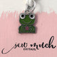 Lavender Frog Keychain Wristlet