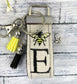 Bee Keychain, Bee Gifts, Bee Gift, Popular Right Now, Personalized Gift, Bee Keeper Gift, Personalized Keychain, Luggage Tag, Bumble Bee
