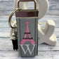 Eiffel Tower Keychain, Paris Gift, Paris 2024, Personalized Gift, Sweet 16 Gift, Personalized Keychain, Luggage Tag, Moving Away Gift