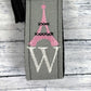 Eiffel Tower Keychain, Paris Gift, Paris 2024, Personalized Gift, Sweet 16 Gift, Personalized Keychain, Luggage Tag, Moving Away Gift