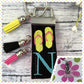 Flip Flop Keychain, Stress Relief Gift, Flip Flops, Popular Right Now, Travel Gift, Beach Gifts, Girls Weekend Gift, Beach Lover, Beach Gift