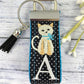 Cat Mom Keychain, Rescue Mom, Vet Tech Gift, Cat Lover Gift Ideas, Adopt a Pet, Pet Sitter, Cat Owner, Personalized Keychain, Luggage Tag