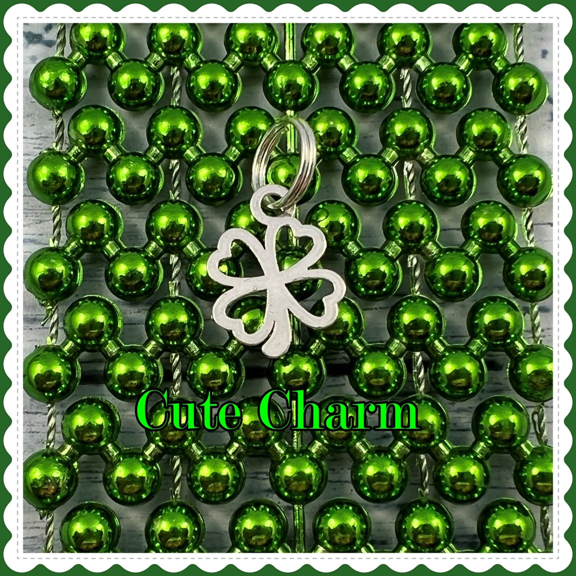 Irish Keychain, Shamrock Keychain, St. Patricks Day Gifts, Wristlet Keychain, Luck of the Irish, Four Leaf Clover Keychain, Wrist Keychain