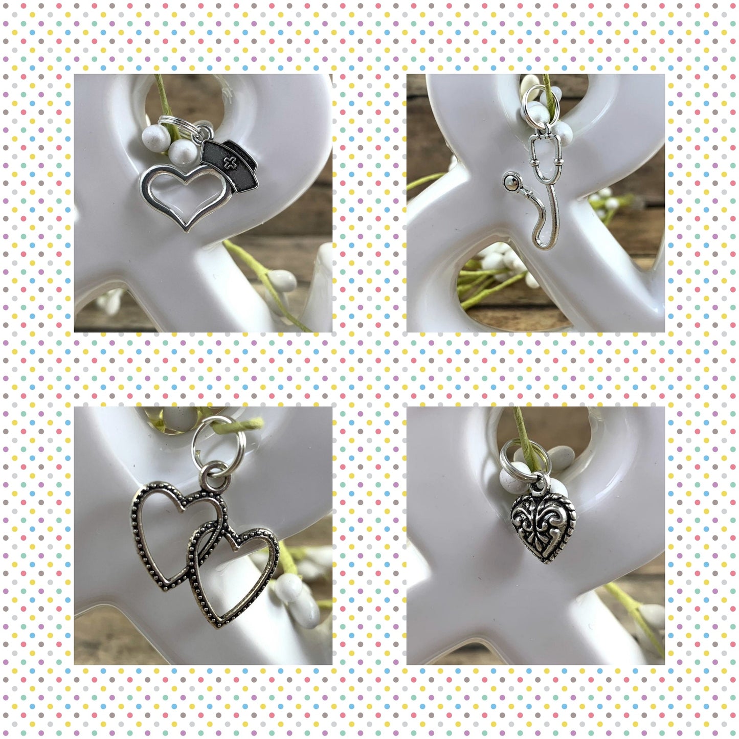 Heart Keychain, Mini Keychain FOB, Male Nurse Gifts, Heartbeat, Medical Student Gift, Doctor Gift, RN Gifts, Cardiologist Gift, Nurse Life