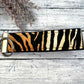 Tiger Stripe Animal Print Wristlet Keychain, Safari Animal Print Keychain, Jungle Animal prints Keychain, Safari Baby Shower Gift