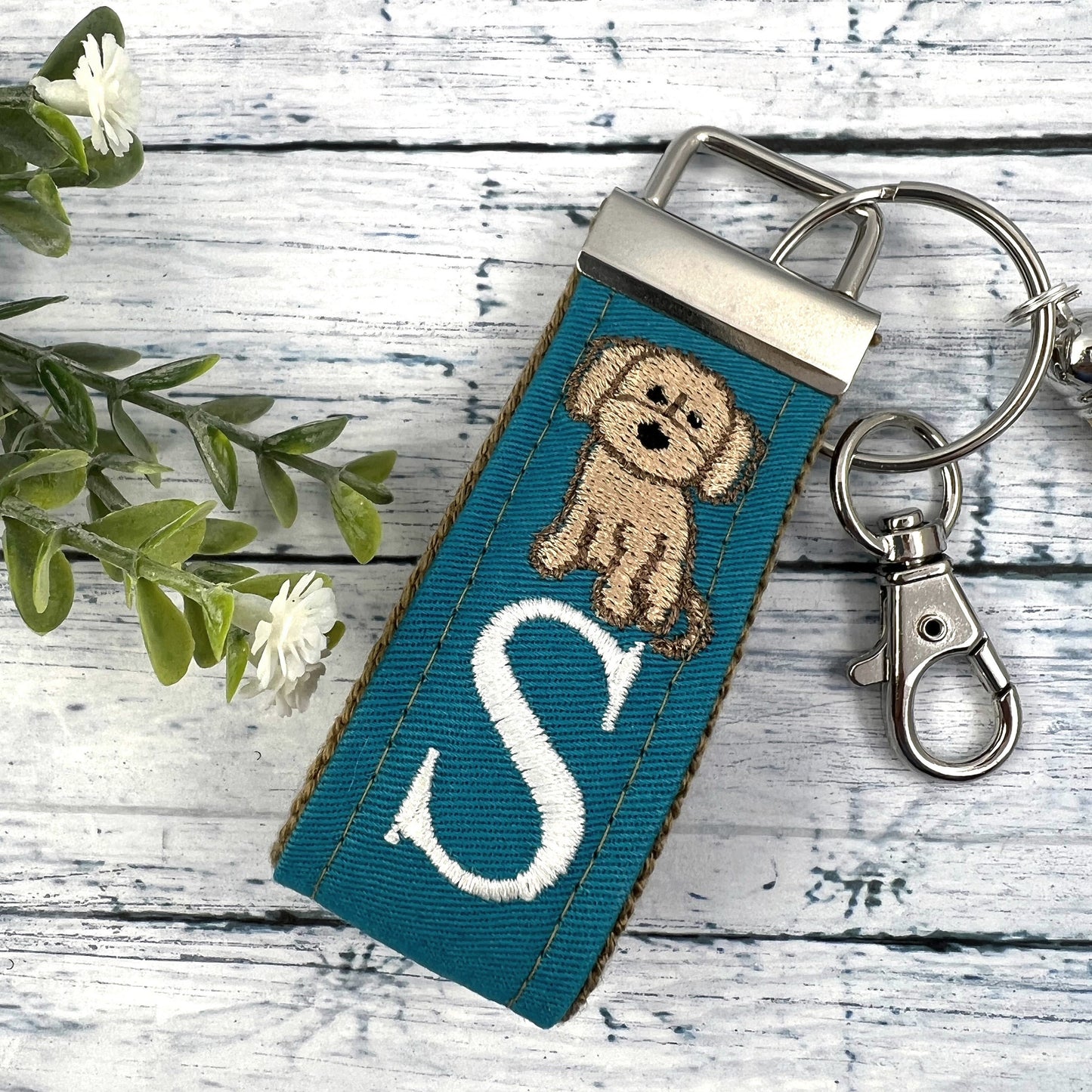 Handmade Golden Doodle Keychain, Doodle Mom, Golden Doodle Gift, Popular Right Now, Personalized Gift, Personalized Keychain, Luggage Tag